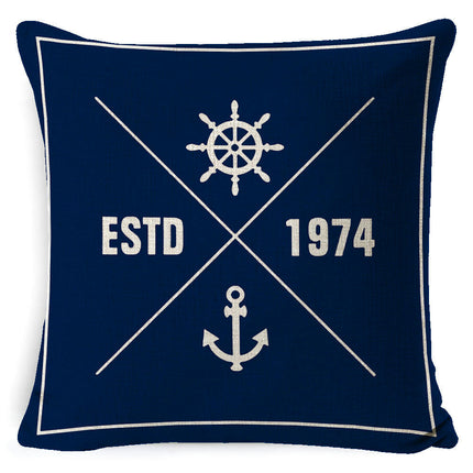 Throw Pillow Covers Sailboat Decorative Pillow Cases Cushion Covers for Sofa Bed Home Decor