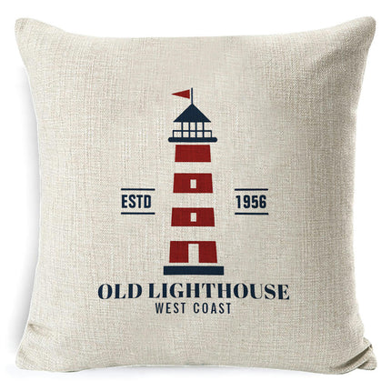 Throw Pillow Covers Sailboat Decorative Pillow Cases Cushion Covers for Sofa Bed Home Decor