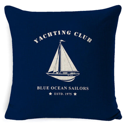 Throw Pillow Covers Sailboat Decorative Pillow Cases Cushion Covers for Sofa Bed Home Decor