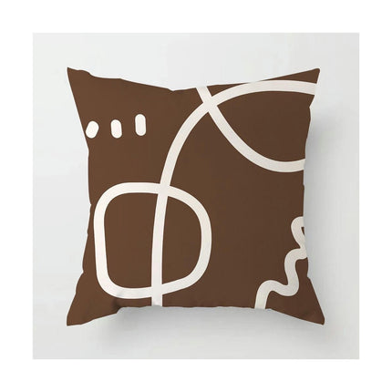 Abstract Art Throw Pillow Cover Square Pillow Covers Modern Farmhouse Decorative Pillowcases