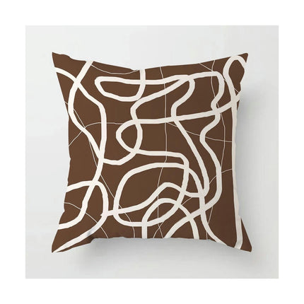 Abstract Art Throw Pillow Cover Square Pillow Covers Modern Farmhouse Decorative Pillowcases