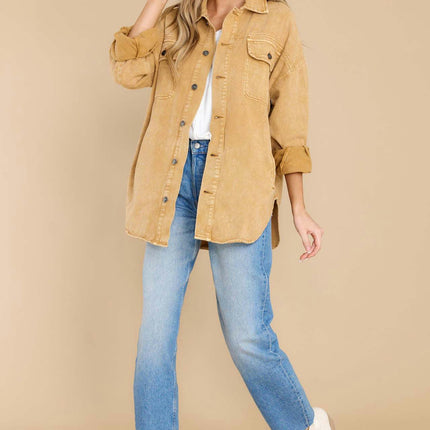 Denim Jacket for Women Button Down Casual Long Sleeve Jean Jackets