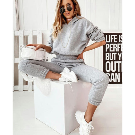 Women Hoodies Tracksuit Long Sleeve Sweatshirts Jogger Pant 2 Piece Outfits