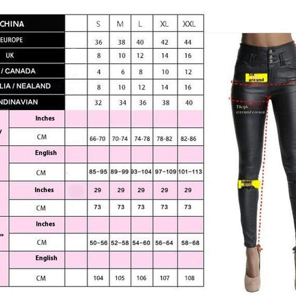 Women's High Waist Skinny Ripped Jeans Slim Destroyed Denim Stretch Trousers