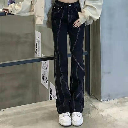 Baggy Jeans for Women High Waisted Straight Leg Casual Denim Pants