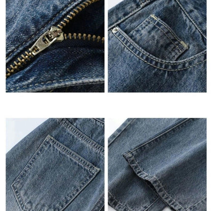 Baggy Jeans for Women High Waisted Straight Leg Boyfriend Denim Pants