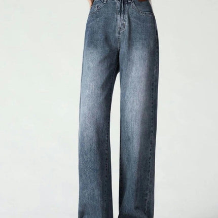 Baggy Jeans for Women High Waisted Straight Leg Boyfriend Denim Pants