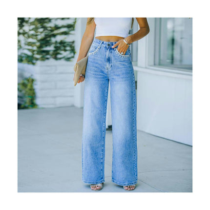 Wide Leg Jeans for Women High Waisted Baggy Jeans Boyfriends Denim Pants