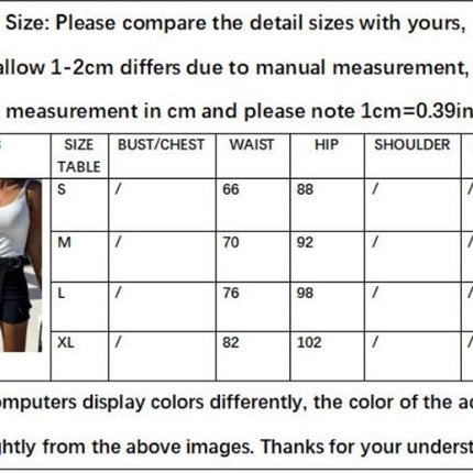 Women Casual High Waisted Asymmetrical Denim Jean Skort Skirt Mini Shorts