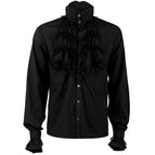 Lotus leaf shirt black