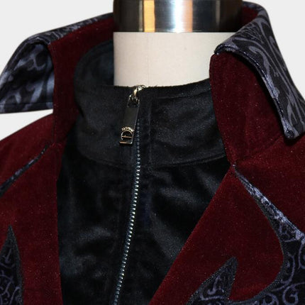 Halloween Christmas Tuxedo Medieval Vintage Costume Steampunk Men's Coat