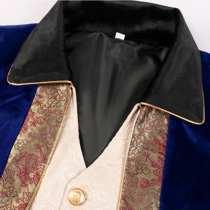 Mens Steam Swallowtail Medieval Jacket Gothic Victorian Frock Coat Uniforms