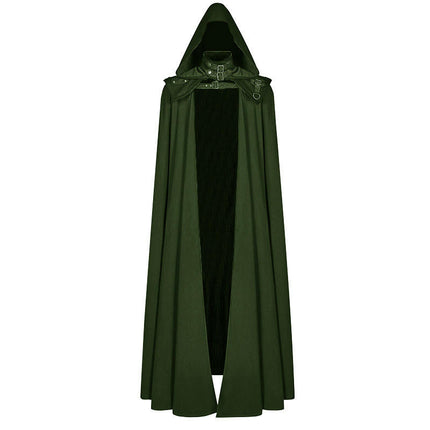 Halloween Christmas Party Cape Medieval Standing Collar Vintage Jacquard Shawl Cape