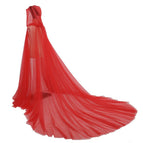 long cloak red