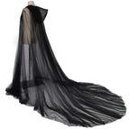 long cloak black