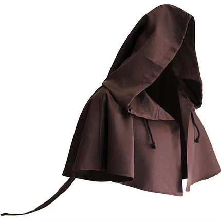 Medieval Hooded Hat Halloween Roleplay Hooded Cloak Witch Renaissance Cloak