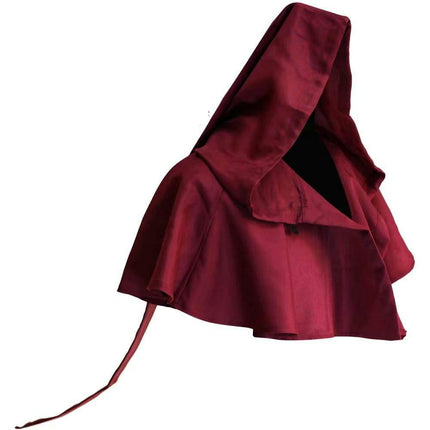 Medieval Hooded Hat Halloween Roleplay Hooded Cloak Witch Renaissance Cloak