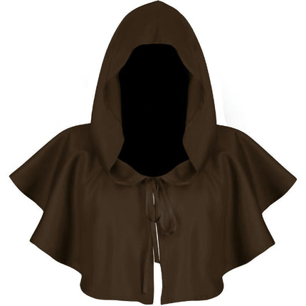 Medieval Hooded Hat Halloween Roleplay Hooded Cloak Witch Renaissance Cloak