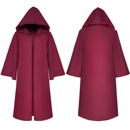 Medieval Head Length Cloak Halloween Roleplay Hooded Cloak Witch Renaissance Cloak 1