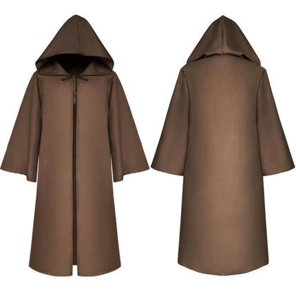 Medieval Head Length Cloak Halloween Roleplay Hooded Cloak Witch Renaissance Cloak 1