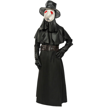 Men's Halloween Adult Medieval Steampunk Style Plague Doctor Costume