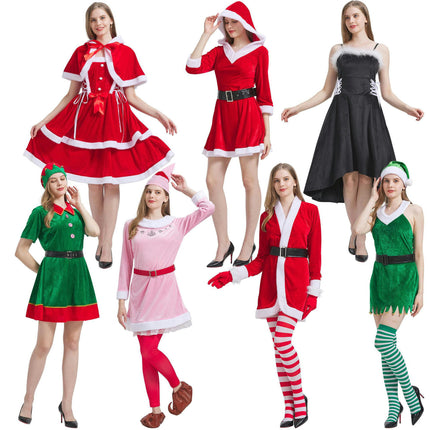 Women's Christmas Costume Party Evening Theme Christmas Dress Performance Costume