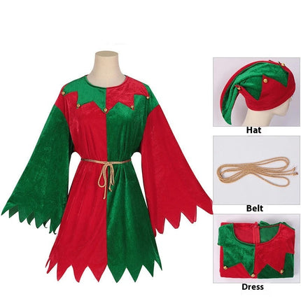 Women's Christmas Costume Party Evening Theme Christmas Dress Performance Costume