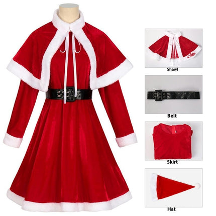 Women's Christmas Costume Party Evening Theme Christmas Dress Performance Costume