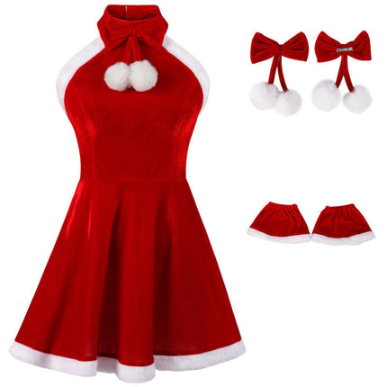 Women's Christmas Costume Party Evening Theme Christmas Dress Performance Costume