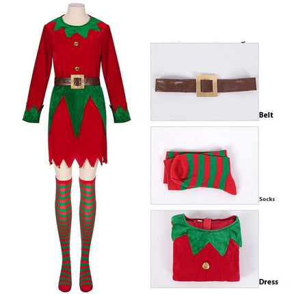 Women's Christmas Costume Party Evening Theme Christmas Dress Performance Costume