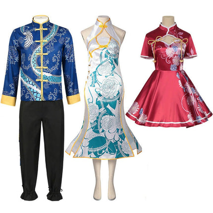 Halloween Cos Costume Hoshino Ai Chinese Style Cheongsam Anime Costumes