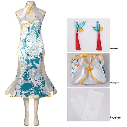 Halloween Cos Costume Hoshino Ai Chinese Style Cheongsam Anime Costumes