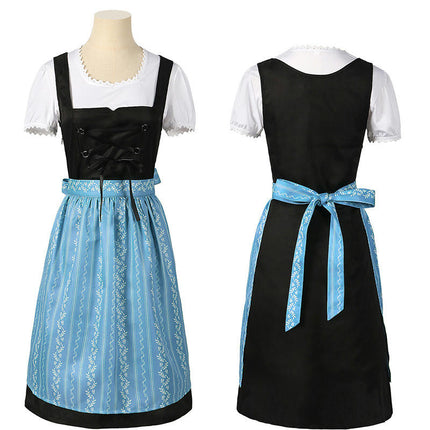 Halloween Costumes Maid Character Stage Performance Costumes Bavarian Traditional Oktoberfest Costumes