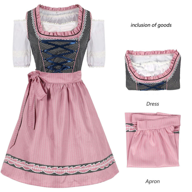 Halloween Bavarian Maid Uniform Munich Oktoberfest Stage Performance Costume Performance Costume