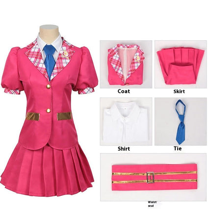 Halloween Barbie Charm Princess College Clothes Delancey Set School Uniform Cosplay Clothes