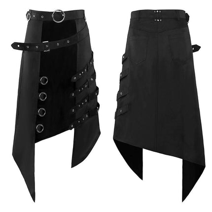 Men's Steampunk Rave Rock Party Skirt Stage Show Gothic Kilt Fashion Scottish Style Kilt