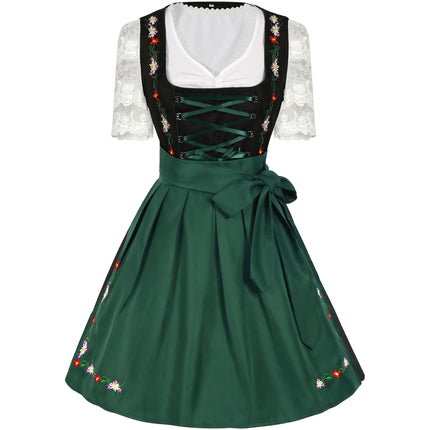 Halloween Oktoberfest Costumes Divided Overalls Suit Bavarian Women's Clothing