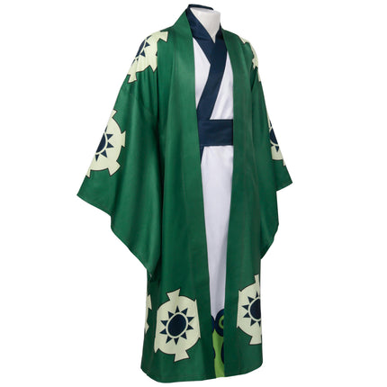 One Piece Wano Country Cosplay Zoro Juro Yukata COS Clothing Winter Festival Anime Clothing Suit