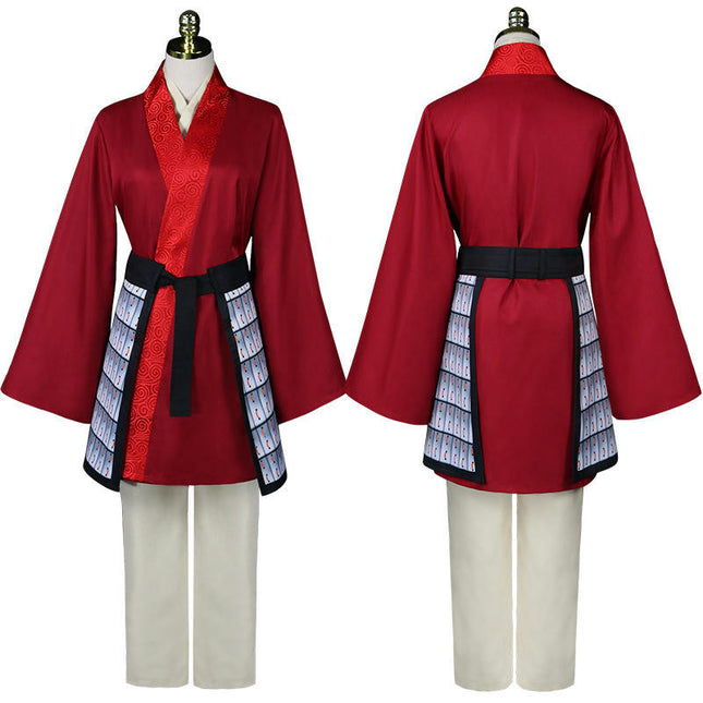 Movie Heroine Mulan Outfit Adult/Kids Halloween Cosplay Dress