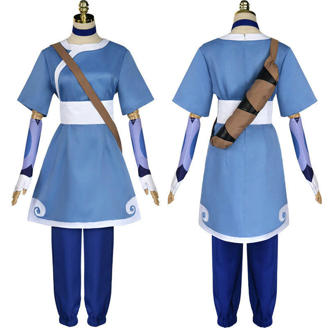 Halloween Medieval Cultural Renaissance Bumi An Ang Katara Cosplay Costume