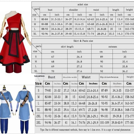 Halloween Medieval Cultural Renaissance Bumi An Ang Katara Cosplay Costume