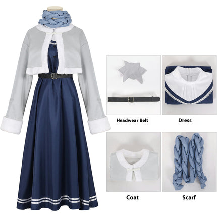 Halloween Medieval Cos Costume Frielian Simmel Victorian Costume Set