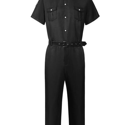 Halloween Pilot Jumpsuit Bar Party Games Group Performance Stage Costume