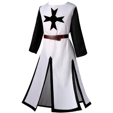 Halloween Knights Templar Medieval Robe Costume Prom Party Stage Performance Costume