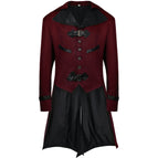 Swallowtail jacket-wine red