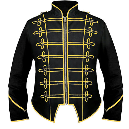 Steampunk Military Drummer Parade Jacket Emo Punk Men's Jackets Gothic Clothing