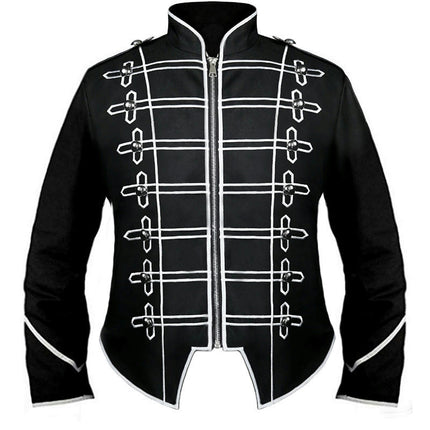 Steampunk Military Drummer Parade Jacket Emo Punk Men's Jackets Gothic Clothing