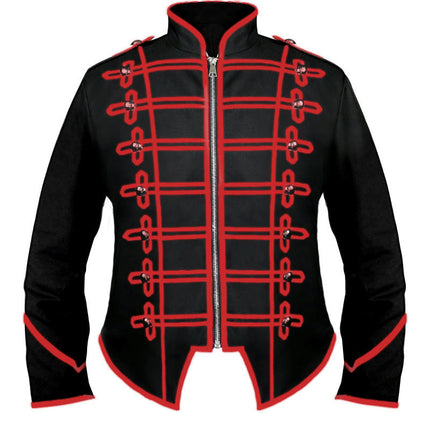 Steampunk Military Drummer Parade Jacket Emo Punk Men's Jackets Gothic Clothing