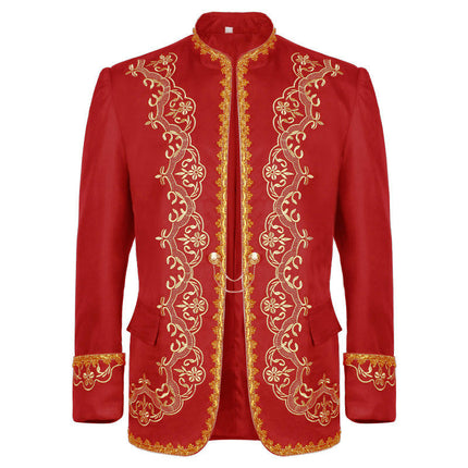 Men's Jacquard Gowns Court Costumes Studio Costumes Opera Stage Performance Costumes