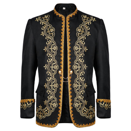 Men's Jacquard Gowns Court Costumes Studio Costumes Opera Stage Performance Costumes